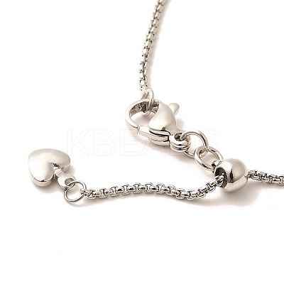 1mm Rack Plating Brass Box Chain Adjustable Slider Necklaces for Women Men MAK-L044-08P-1