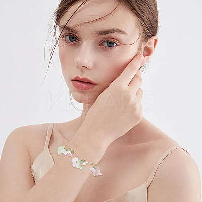 DIY Leaf & Flower Jewelry Making Kits DIY-SC0031-73-1