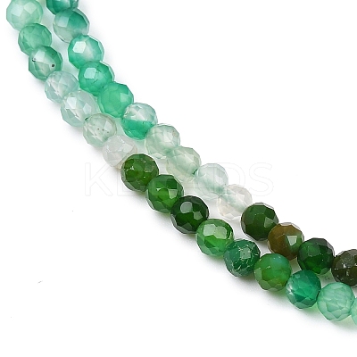 Natural Green Onyx Agate Beads Strands G-L633-A01-4mm-1