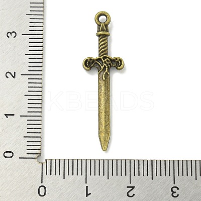 Tibetan Style Alloy Pendants TIBE-I026-5965AB-1