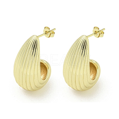 Brass Stud Earrings EJEW-Q799-01G-1