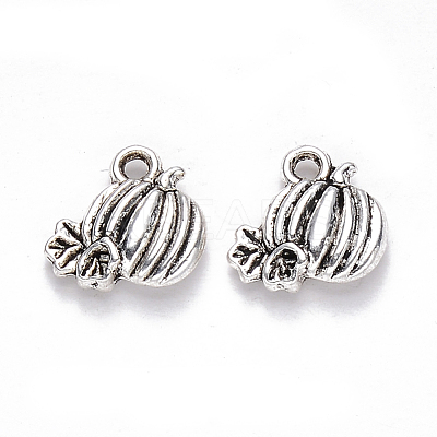 Autumn Theme Tibetan Style Alloy Charms TIBEP-S319-081AS-RS-1