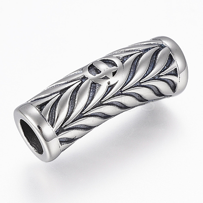 304 Stainless Steel Magnetic Clasps with Glue-in Ends STAS-F130-32AS-1