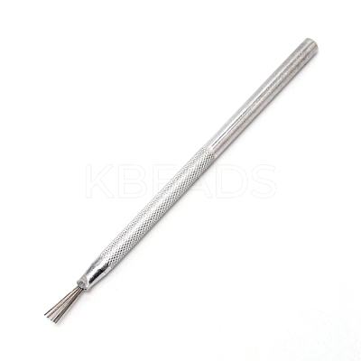 Carving Craft Stainless Steel 7 Pin Feather Wire Texture Pro Needle Pottery Tools DIY-WH0182-53-1