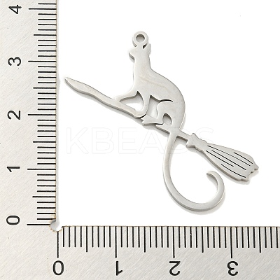 Non-Tarnish 304 Stainless Steel Pendants STAS-Q255-08P-1