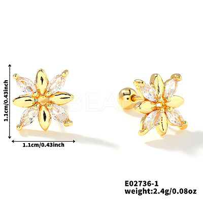 Chic Flower Cartilage Earrings WQ5756-2-1