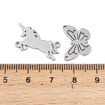 20Pcs 201 Stainless Steel Pendants STAS-G365-01P-1