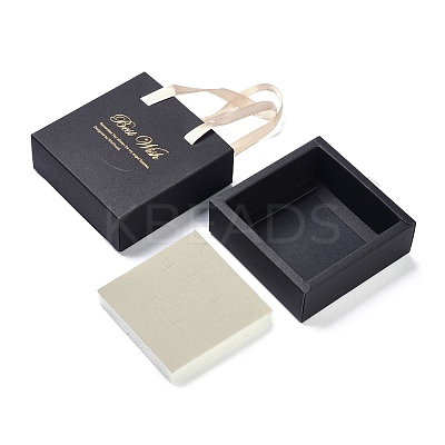 Paper Drawer Jewelry Set Box LS-CON-P015-03A-1