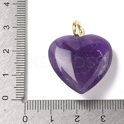 Natural Amethyst Pendants G-C274-04F-1