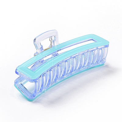 Rectangle PVC Big Claw Hair Clips PW23031370735-1