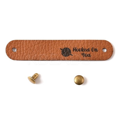 PU Leather Labels DIY-WH0321-19B-1