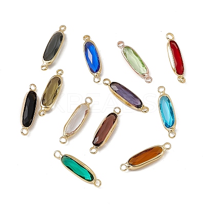 Transparent K9 Glass Connector Charms GLAA-A005-09LG-1