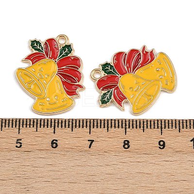 Christmas Theme Alloy Enamel Pendants LS-ENAM-C031-01G-04-1