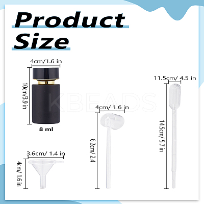 1Pc Column Glass Spray Bottles AJEW-LP0005-25-1