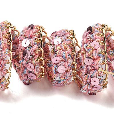 Polyester Crochet Lace Trim OCOR-Q058-31-1