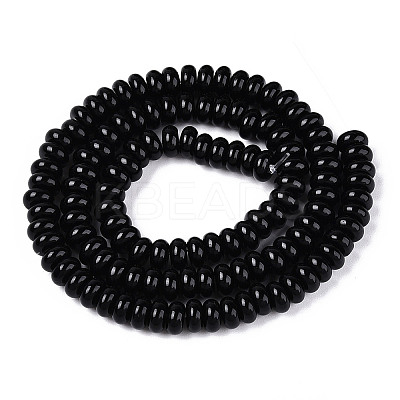 Baking Paint Glass Beads Strands GLAA-T025-6mm-08A-1
