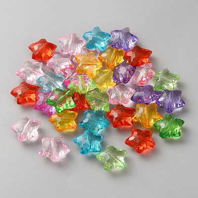 Transparent Acrylic Beads TACR-WH0013-23-1