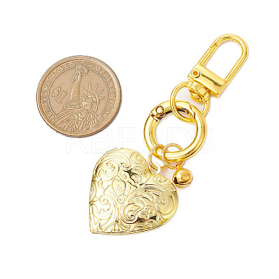 2Pcs 2 Colors 316 Stainless Steel Heart Locket Pendant Decorations HJEW-JM02391-1