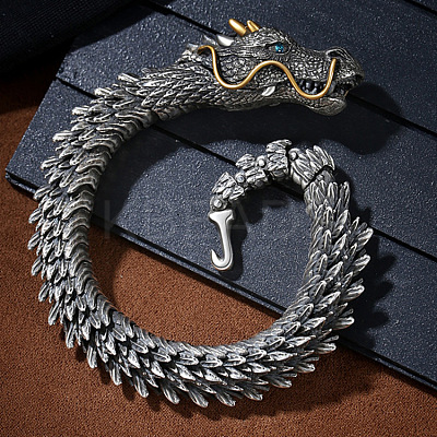 Dragon Brass Cuff Bangles for Men FS-WGEACA2-01-1
