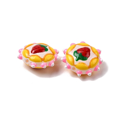 Baking Paint Glass Enamel Beads LAMP-K039-34M-1