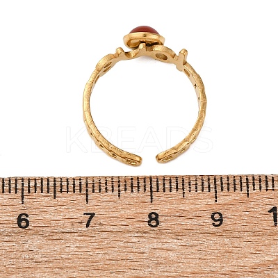 304 Stainless Steel Open Cuff Rings RJEW-A071-04G-1