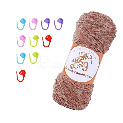 Wool Chunky Chenille Yarn PW-WG03A20-19-1