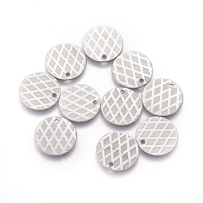 Non-Tarnish 304 Stainless Steel Charms LS-STAS-E455-05P-15mm-1
