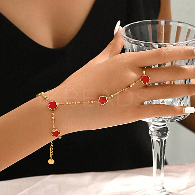 Stainless Steel Link Ring Bracelets HO2547-1