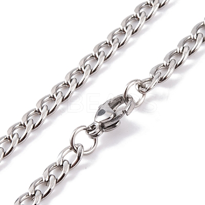 304 Stainless Steel Enamel Necklaces NJEW-Q338-08P-1