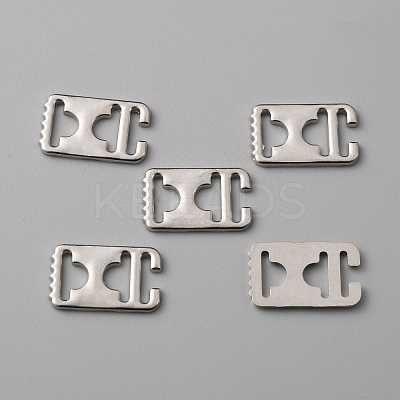 Zinc Alloy Ribbon Crimp Ends LS-DIY-WH0430-053P-1