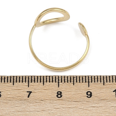 304 Stainless Steel Cuff Rings RJEW-D332-05G-1