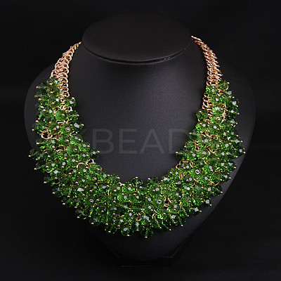 Alloy Bib Neckalces for Women FS-WG98D6E-10-1