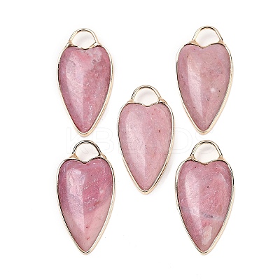 Natural Rhodonite Pendants G-G193-02G-09-1