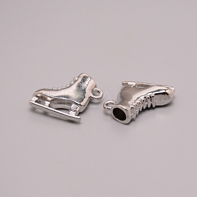 Skating Shoes Alloy Pendants PALLOY-WH0001-21E-1