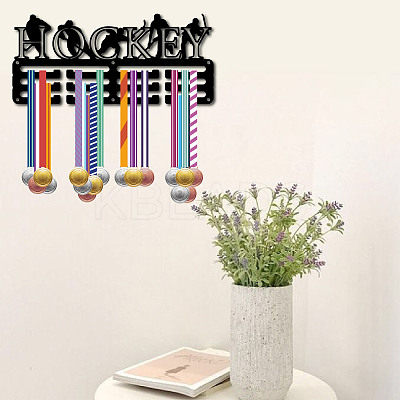 Sports Theme Iron Medal Hanger Holder Display Wall Rack ODIS-WH0055-231-1