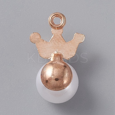 Resin Imitation Pearl Pendants LS-FIND-TAC0002-041E-1