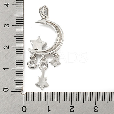 Brass Micro Pave Cubic Zirconia Pendant LS-KK-Q812-04P-1