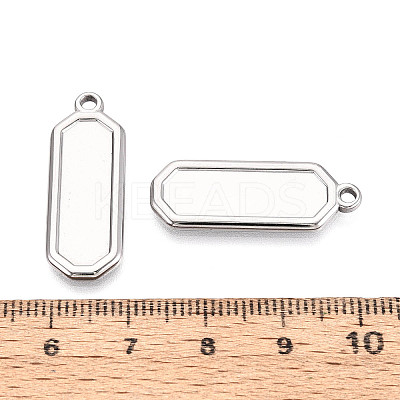 304 Stainless Steel Pendant Cabochon Settings STAS-N108-63P-1