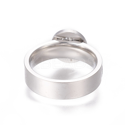 304 Stainless Steel Finger Rings RJEW-F098-03P-1