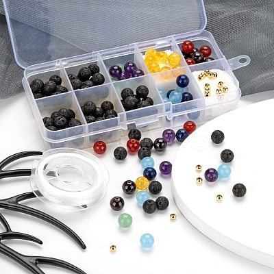 DIY Chakra Jewelry Making Kits DIY-FS0001-06-1