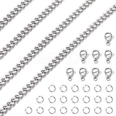 5M 304 Stainless Steel Curb Chains CHS-TA0001-56-1