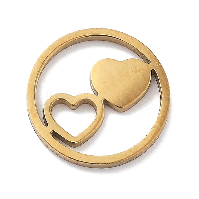 304 Stainless Steel Charms STAS-R003-01G-08-1