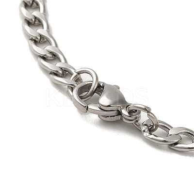 Non-Tarnish Sword Pendant Necklaces NJEW-C043-03P-1
