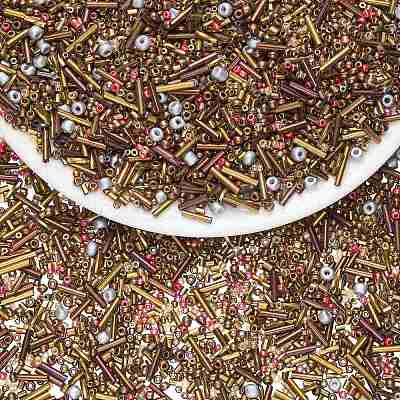 200G Electroplate Glass Seed Beads GLAA-SZ0002-17C-1