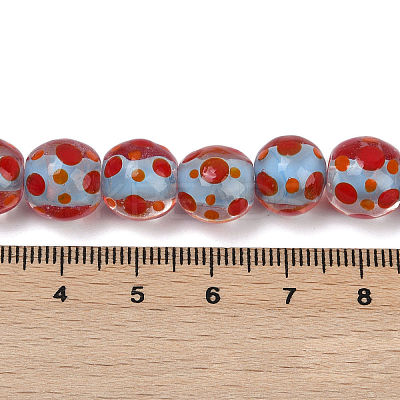 Handmade Lamword Beads Strands LAMP-P069-01A-05-1