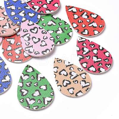 PU Leather Big Pendants FIND-S311-003-1