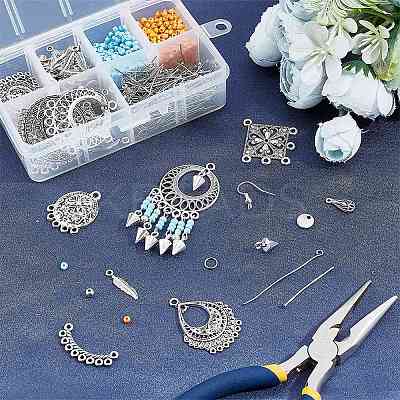 DIY Chandelier Earring Making Kit DIY-SC0019-30-1