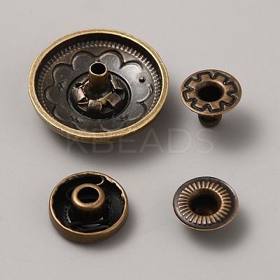 Alloy Snap Button FIND-WH0421-74Q-1