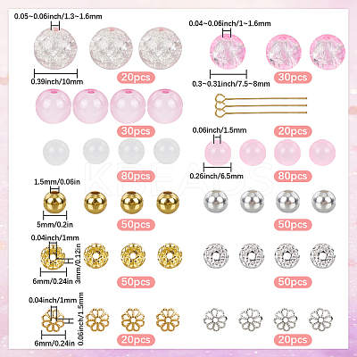 DIY Jewelry Making Findings Kits DIY-SP0002-82E-1