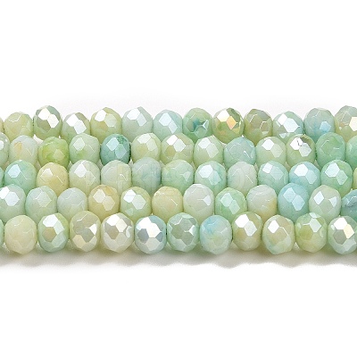 Ombre Effect Dyed Glass Beads Strands X-GLAA-C023-02-C13-1